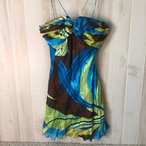 Strappy retro mini dress